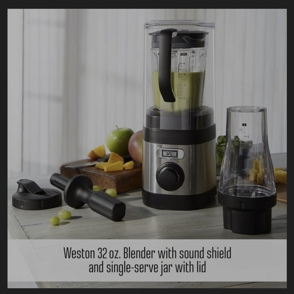 Black and Silver Blender Set - Picture 3 of 4